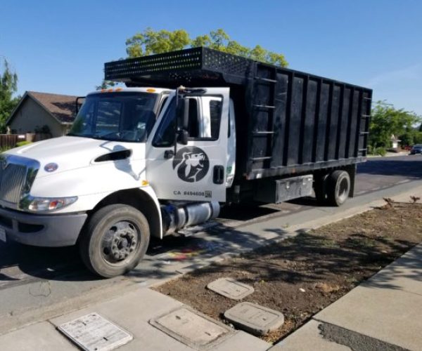 Left Coast Hauling junk removal truck